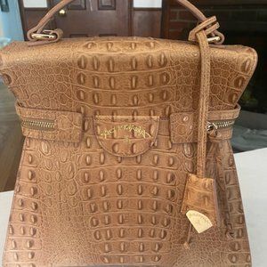 Auth Vivienne Westwood Anglomaia Leather handbag with clip on shoulder strap.